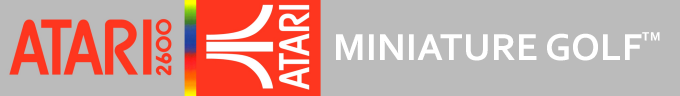 Miniature Golf logo for Atari 2600